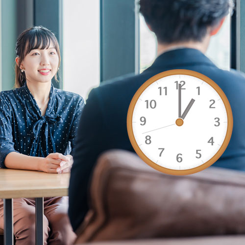 電話対応ご応募いただいた女性のご面接!